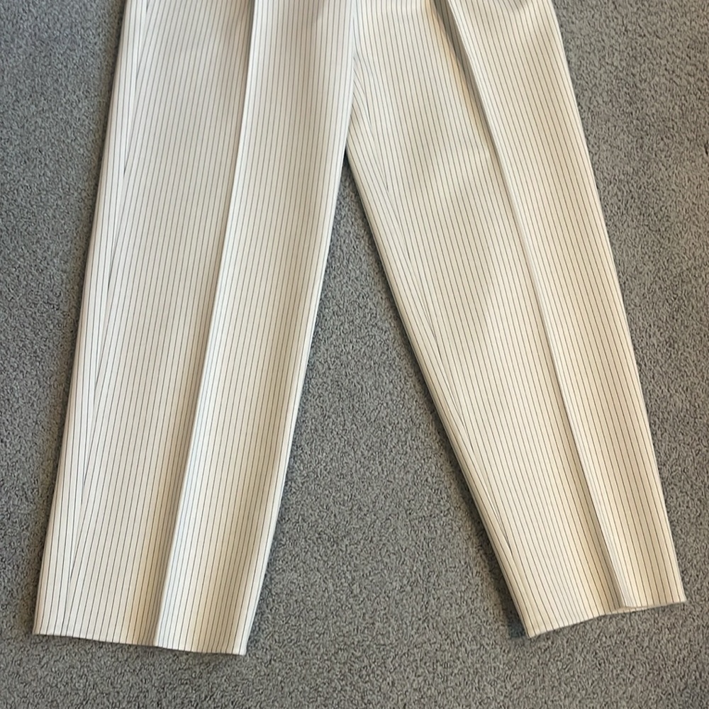 rag & bone Cream Striped Pants - Picture 2 of 7